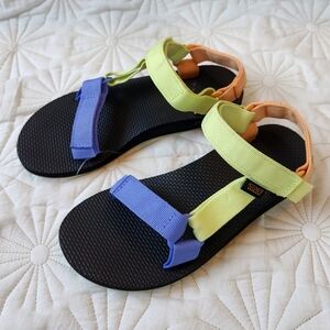 Teva Original Universal Sandals, Multi Color, Velcro, Womens Size 6, 1003987